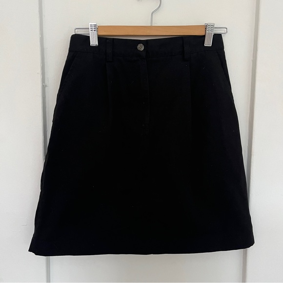 Ll Bean black mini skirt - Picture 1 of 4